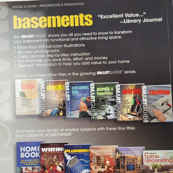 Smart Guide Basements Step-By-Step Projects 2003 Creative Homeowner carpentry 00 - Picture 11 of 17